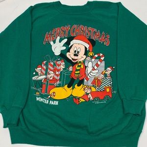 Vintage Mickey Christmas Sweater